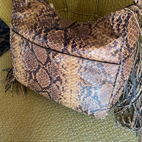 G.I.L.I. Exotic Snakeskin Hobo EUC - Picture 8 of 8